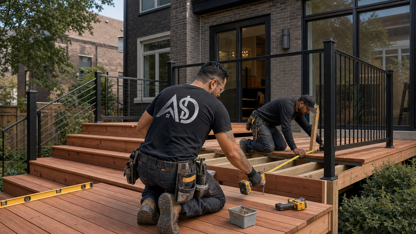 Another Day Another Dollar Construction building a new deck