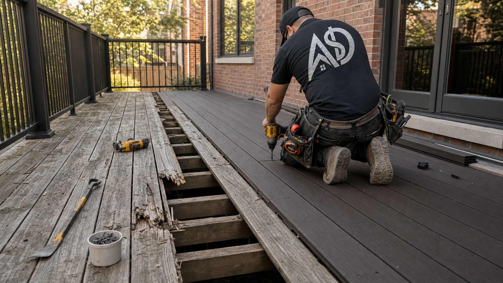 Another Day Another Dollar Construction deck repair and replacement